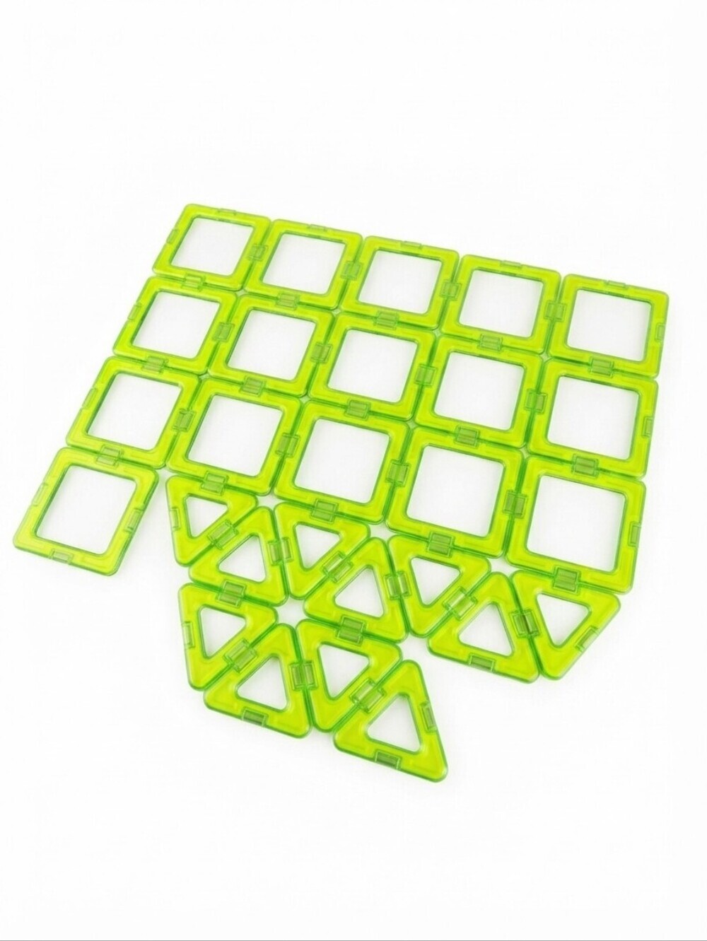 Authentic Magformers Magnetic Tile Set - Square & Triangle Shapes - STEM Toy